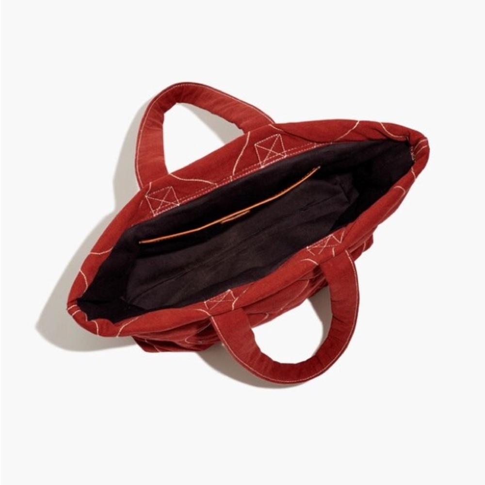 Madewell Red Tote Bag - Picture 2 of 7